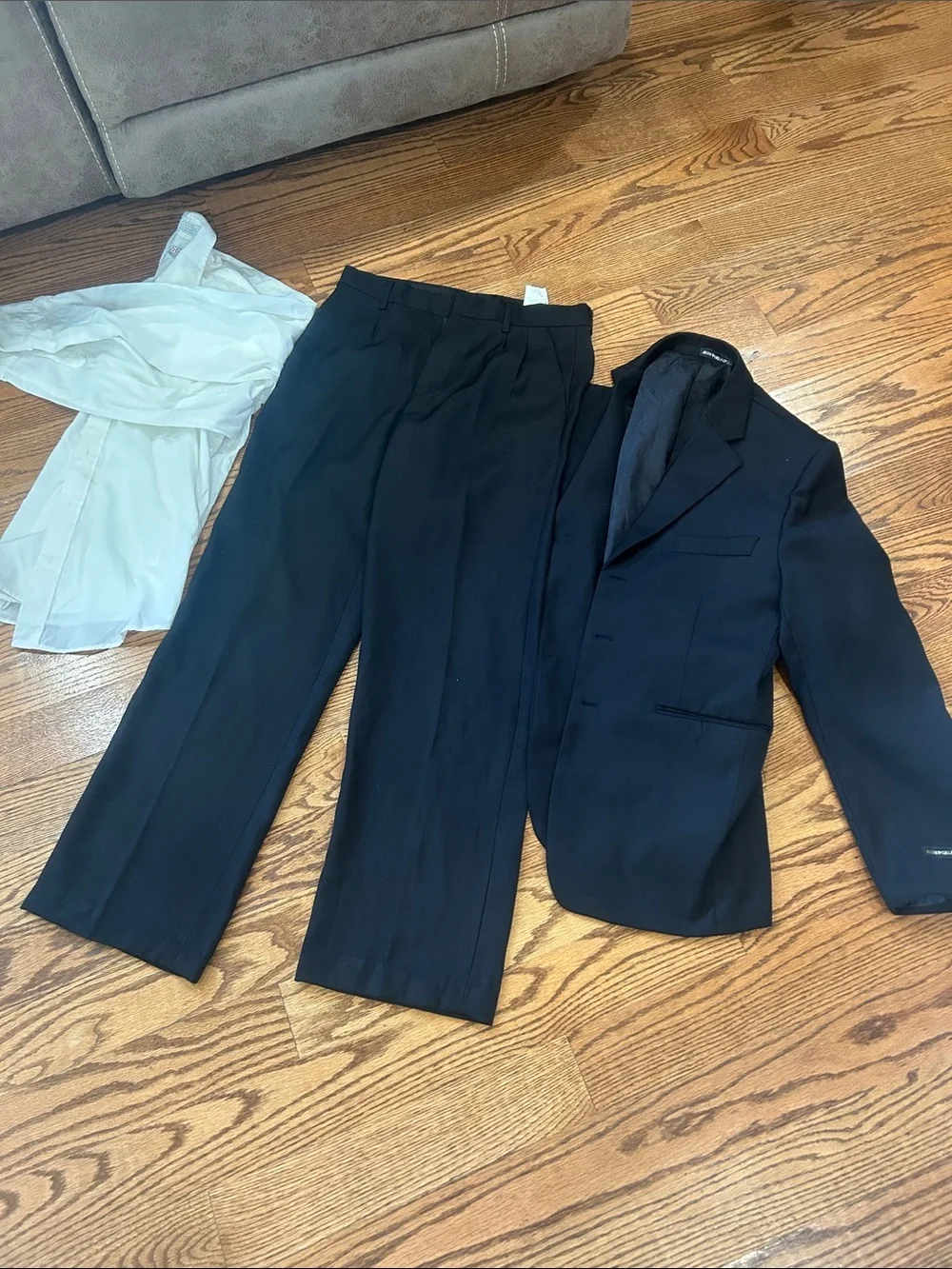 Kids Black Suit Jacket and Trousers - Classic Black Blazer Set
